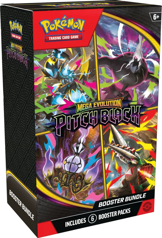 Pokémon Trading Card Game Mega Evolution Pitch Black booster bundle packaging.