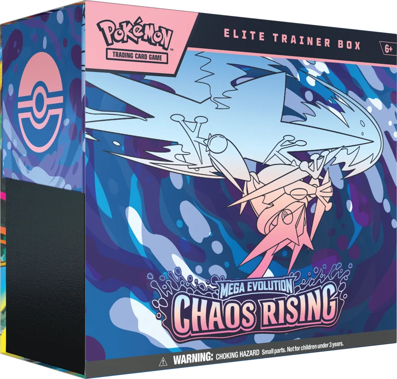 Pokemon Mega Evolution Chaos Rising Elite Trainer Box