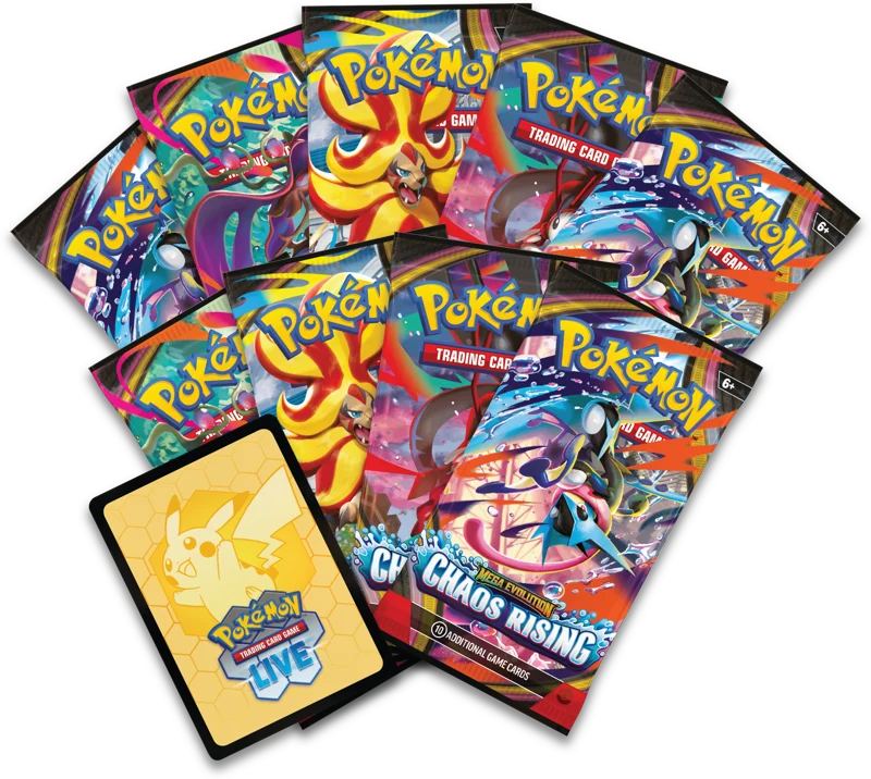Pokemon Mega Evolution Chaos Rising Elite Trainer Box
