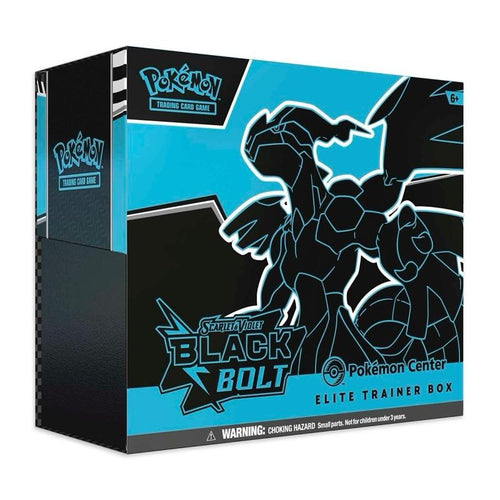 Pokemon Black Bolt and White Flare Pokemon Center ETB Sealed Elite Trainer Box