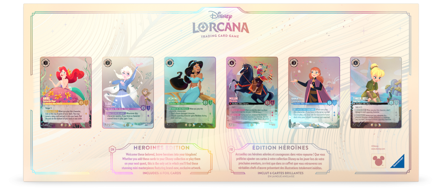 Disney Lorcana Curator's Collection: Heroines Edition - Trading Card Game