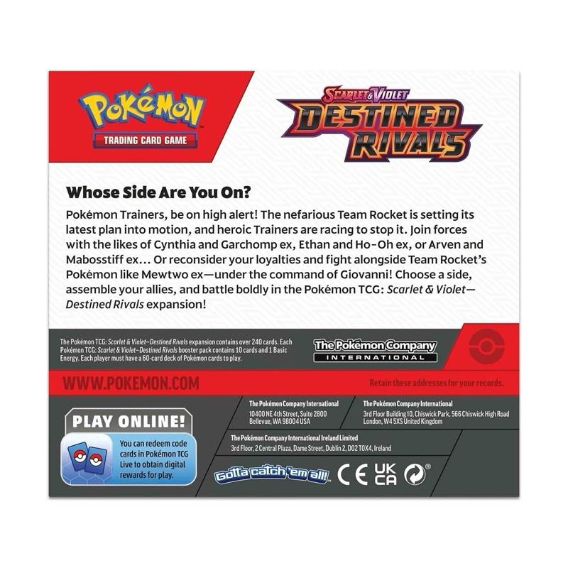 Pokemon TCG Destined Rivals Booster Box Sealed