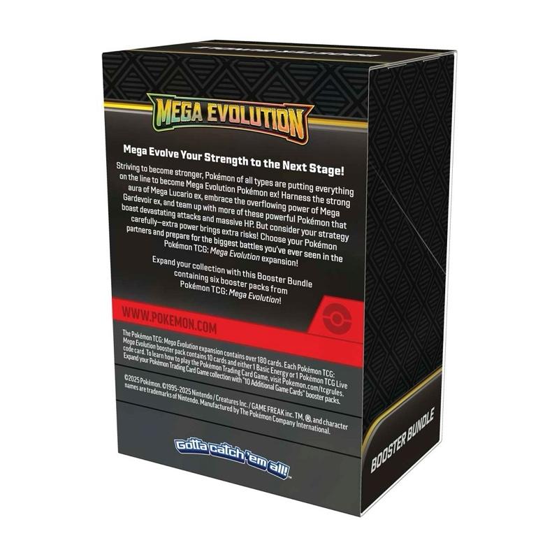 Pokémon TCG: Mega Evolution Booster Bundle (6 Packs)