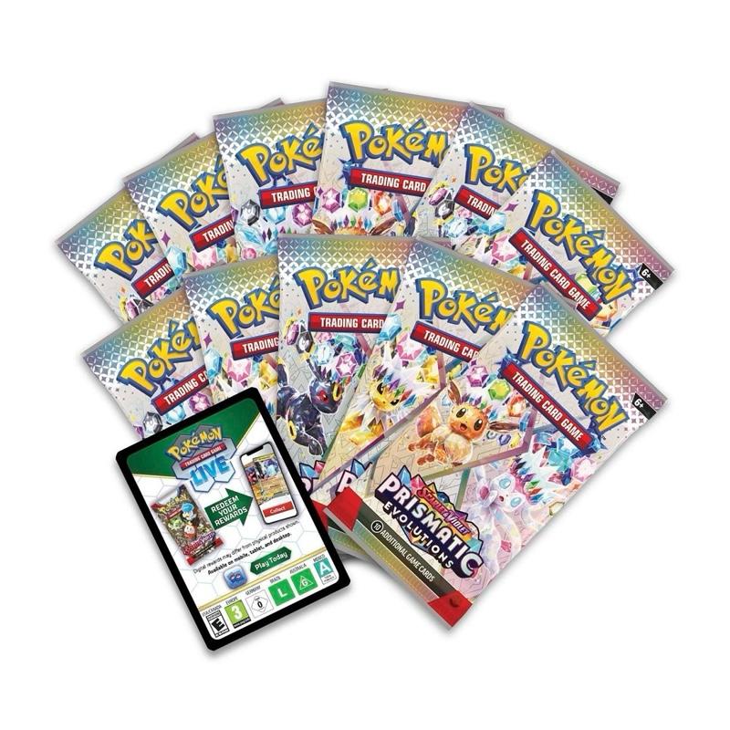 Pokemon Center  TCG Center Prismatic Evolution Elite Trainer Box Sealed