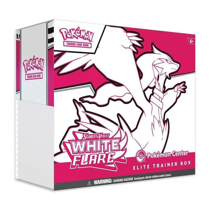 Pokemon Black Bolt and White Flare Pokemon Center ETB Sealed Elite Trainer Box