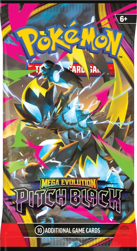 Pokémon Mega Evolution Pitch Black trading card game packaging