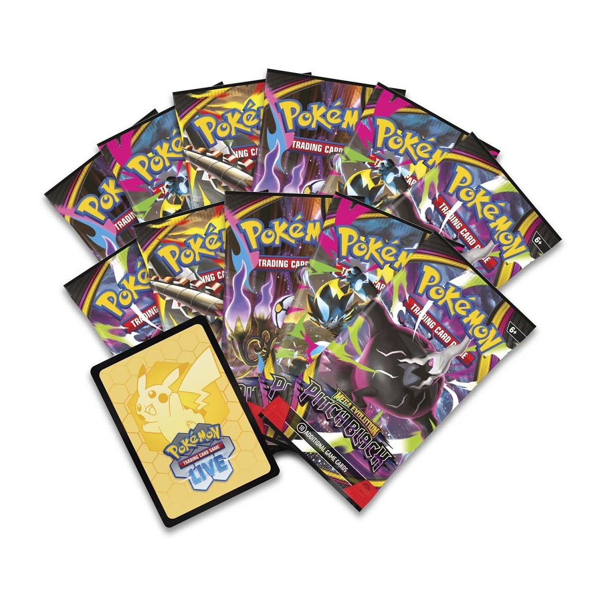 Pokémon Elite Trainer Box packaging with a Pokémon logo on a white background