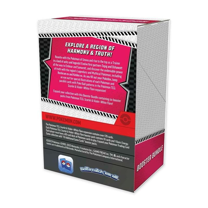 Pokemon White Flare & Pokemon Black Bolt Booster Bundle PAIR