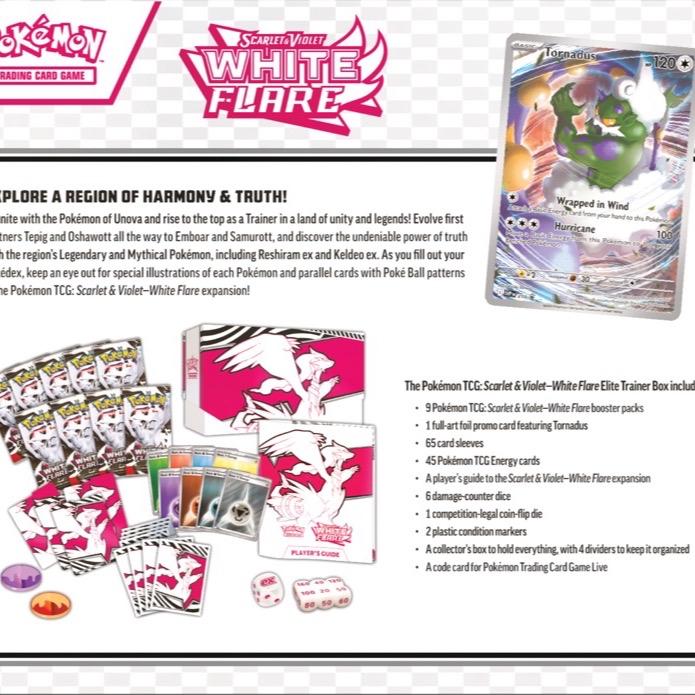 Pokemon TCG White Flare Elite Trainer Box Sealed