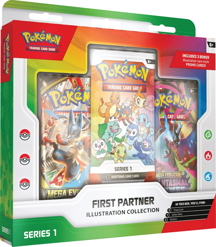 Pokemon First Partner Illustration Collection Series 1