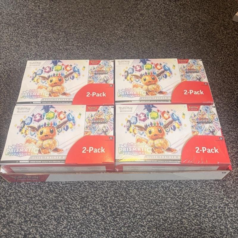 Pokémon TCG: SV8.5 Prismatic Evolutions Costco 2-Pack - ETB & Booster Bundle
