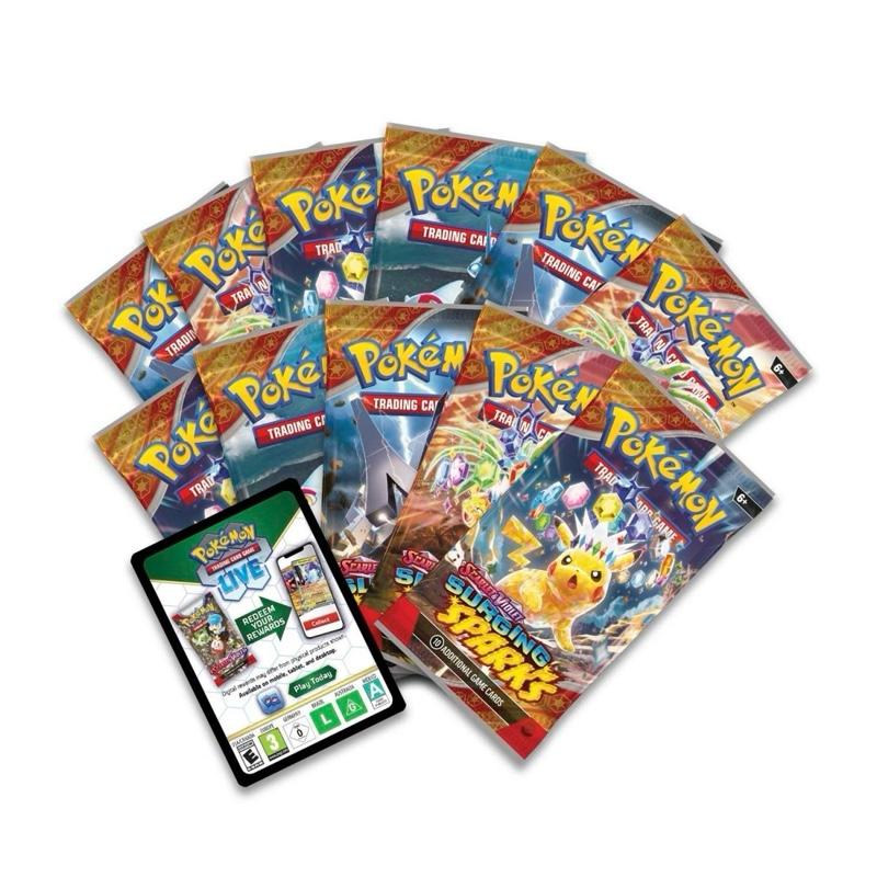 Pokemon Center TCG Surging Sparks Elite Trainer Box Sealed
